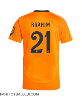 Real Madrid Brahim Diaz #21 Tricou Fotbal Replică 2024-25 Barbati Deplasare